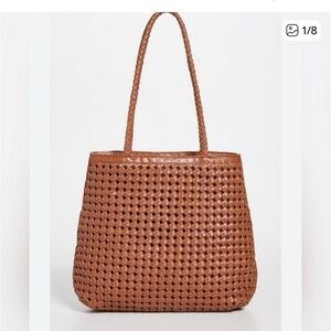 BEMBIEN Woven Leather Olivia Tote Bag,